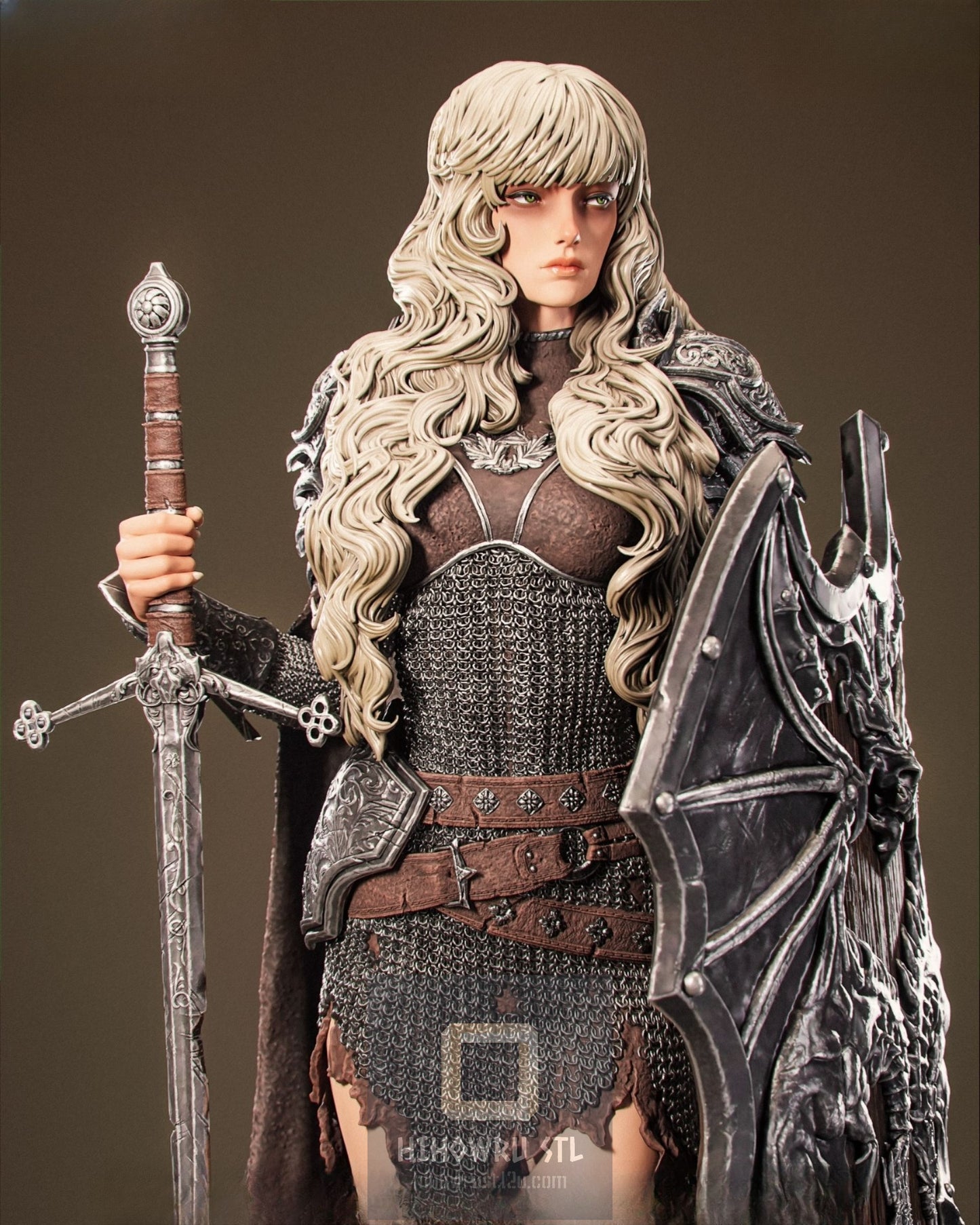 4485 Lady Warrior - STL 3D Print Files