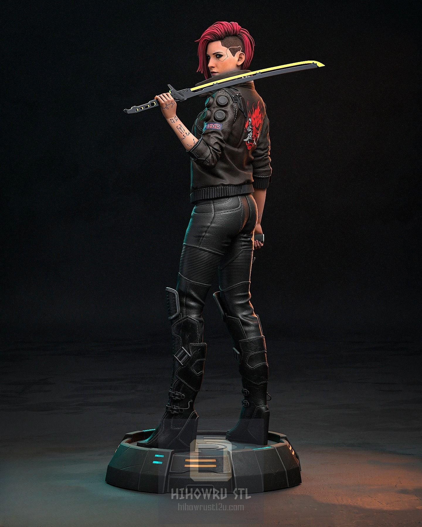 4300 Female V - Cyberpunk 2077 - STL 3D Print Files
