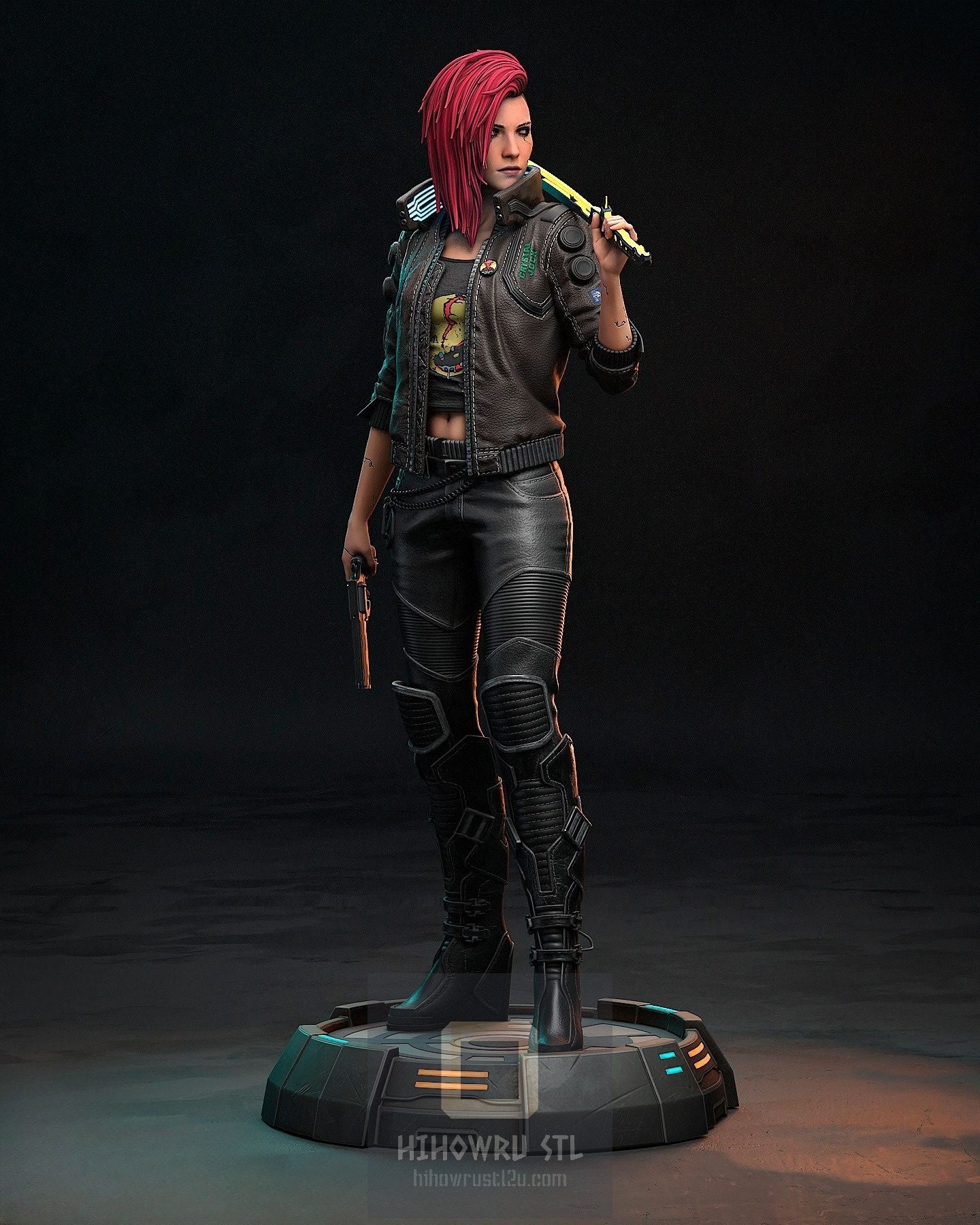 4300 Female V - Cyberpunk 2077 - STL 3D Print Files