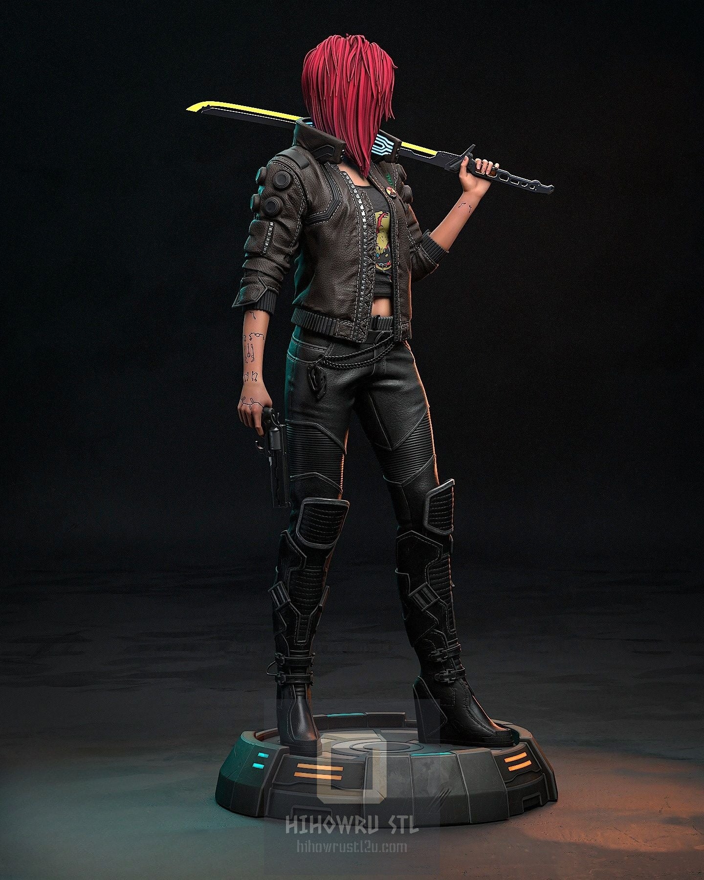 4300 Female V - Cyberpunk 2077 - STL 3D Print Files