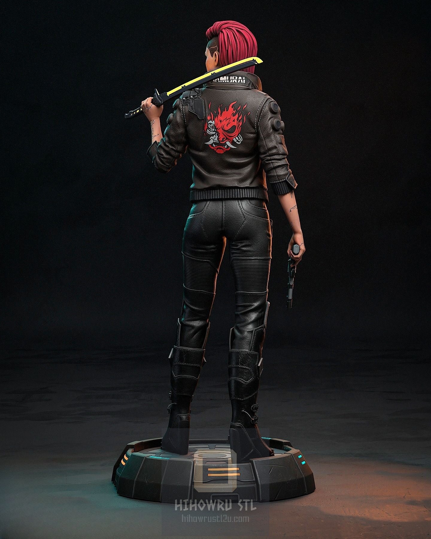 4300 Female V - Cyberpunk 2077 - STL 3D Print Files