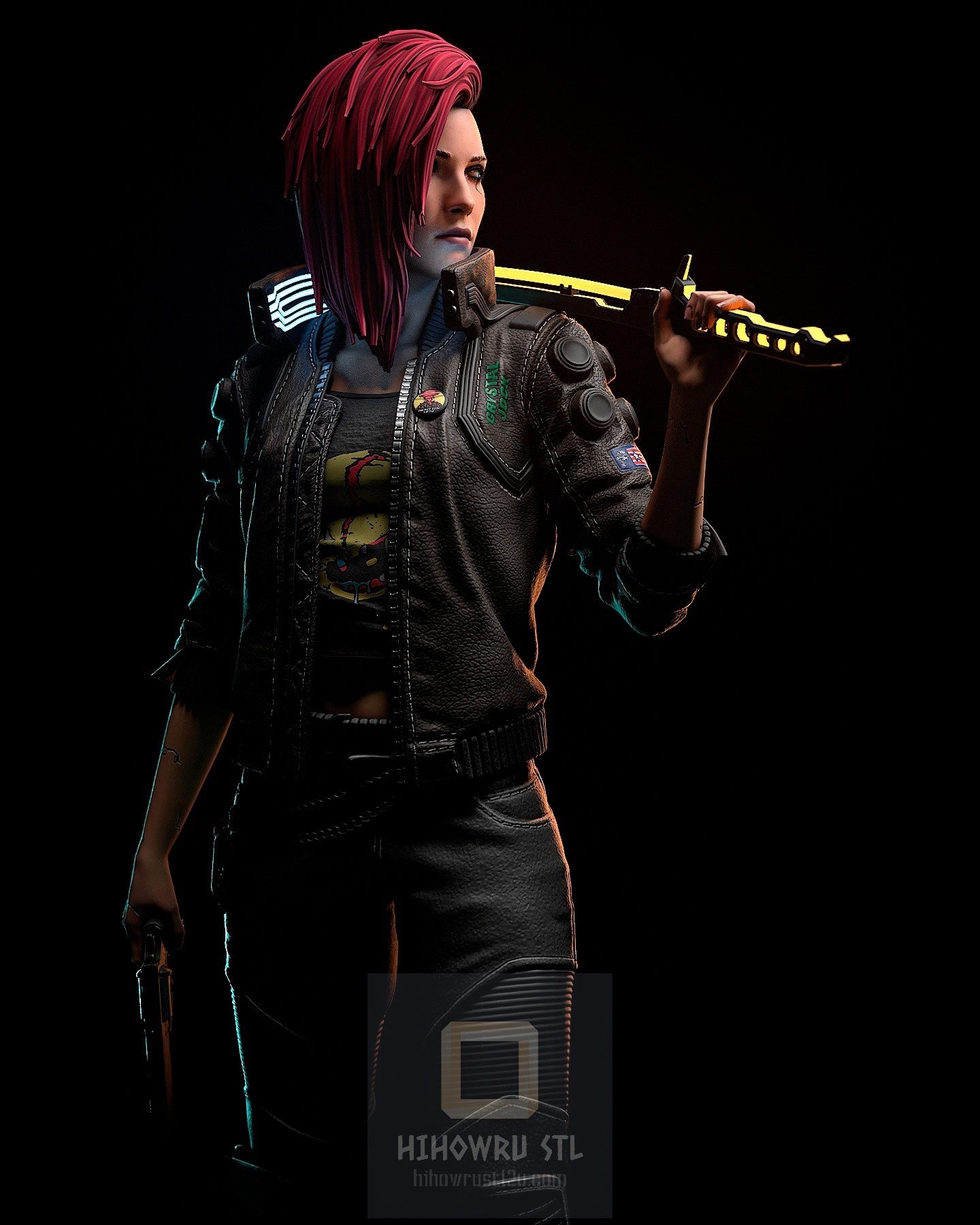 4300 Female V - Cyberpunk 2077 - STL 3D Print Files
