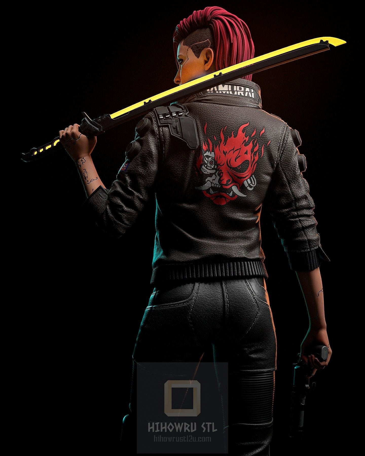 4300 Female V - Cyberpunk 2077 - STL 3D Print Files