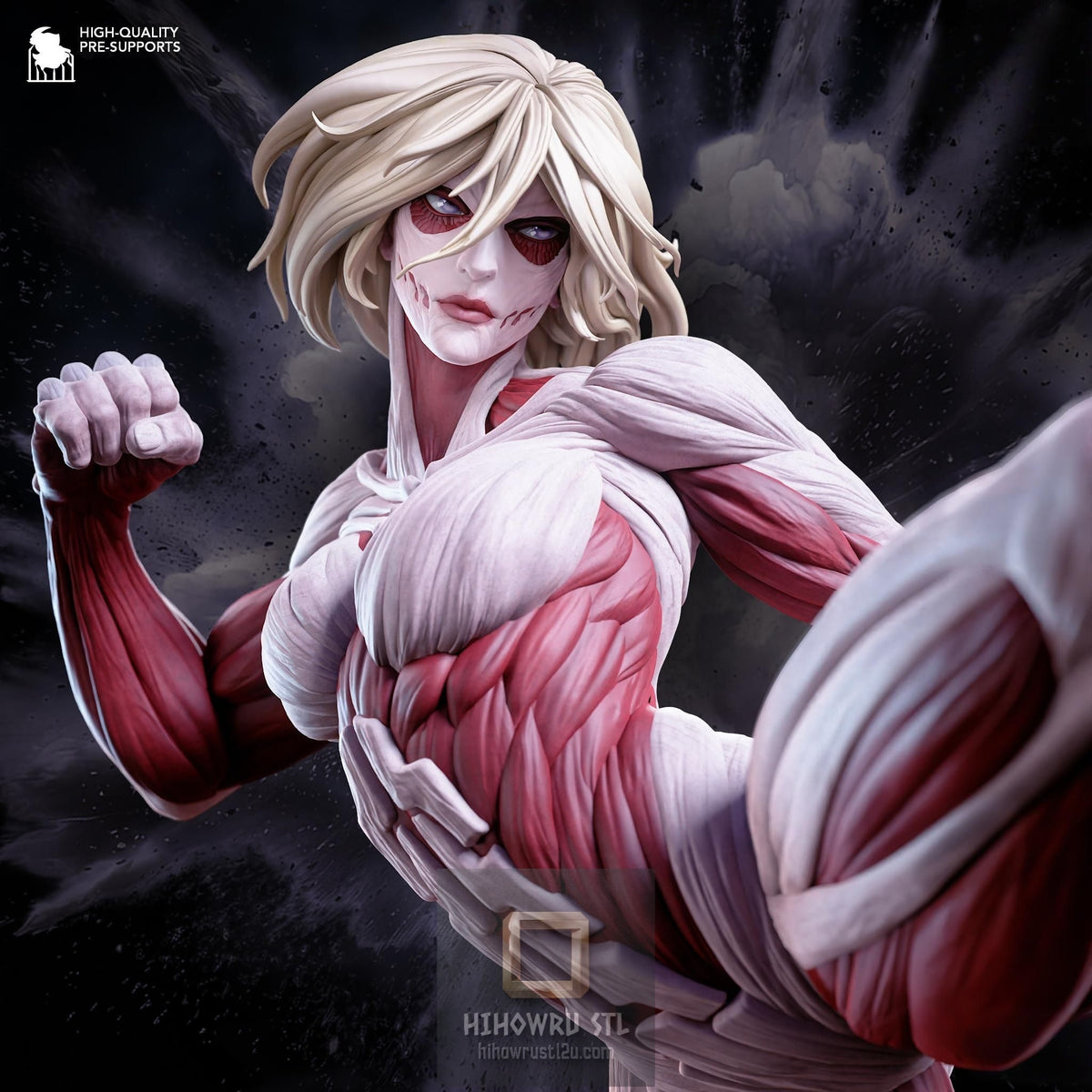 5545 Female Titan - Attack on Titan - STL 3D Print Files