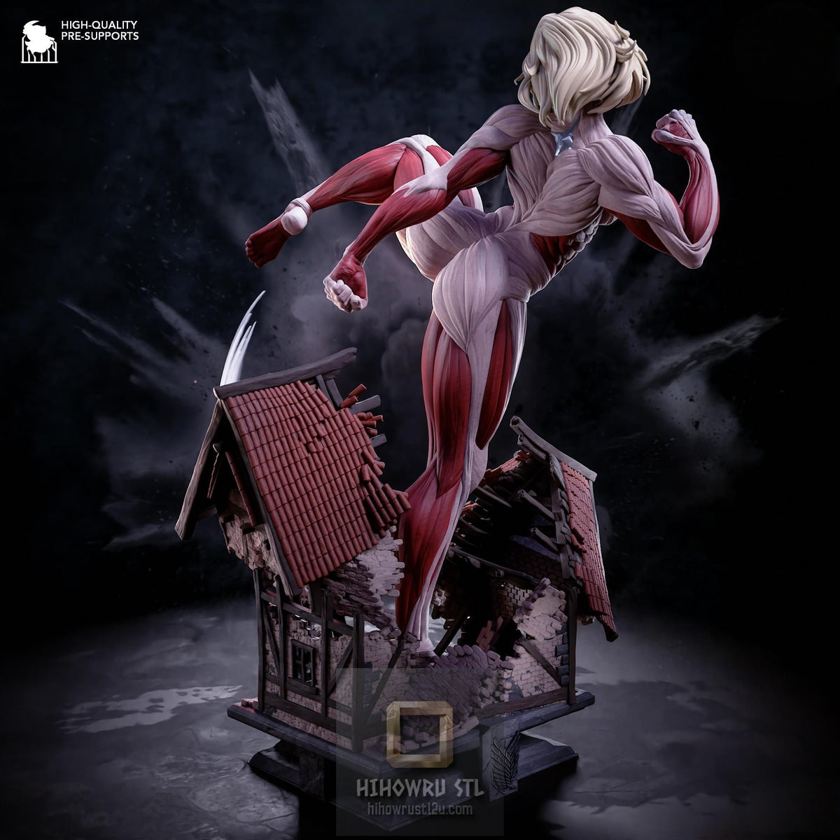 5545 Female Titan - Attack on Titan - STL 3D Print Files