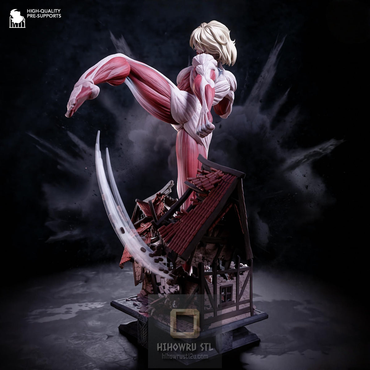 5545 Female Titan - Attack on Titan - STL 3D Print Files