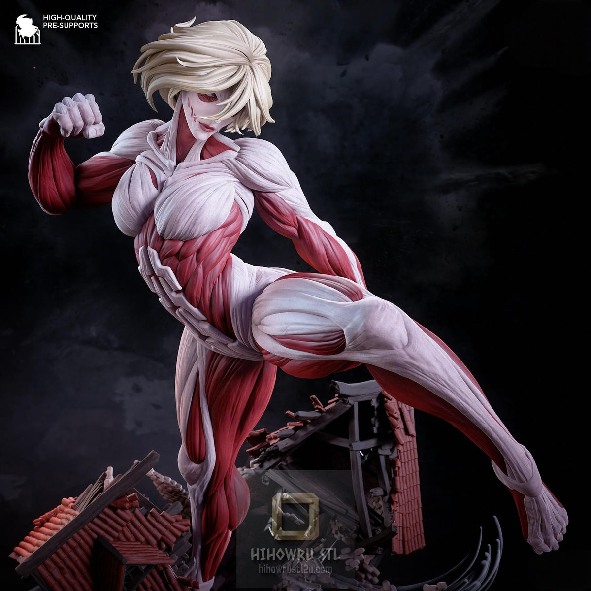 5545 Female Titan - Attack on Titan - STL 3D Print Files
