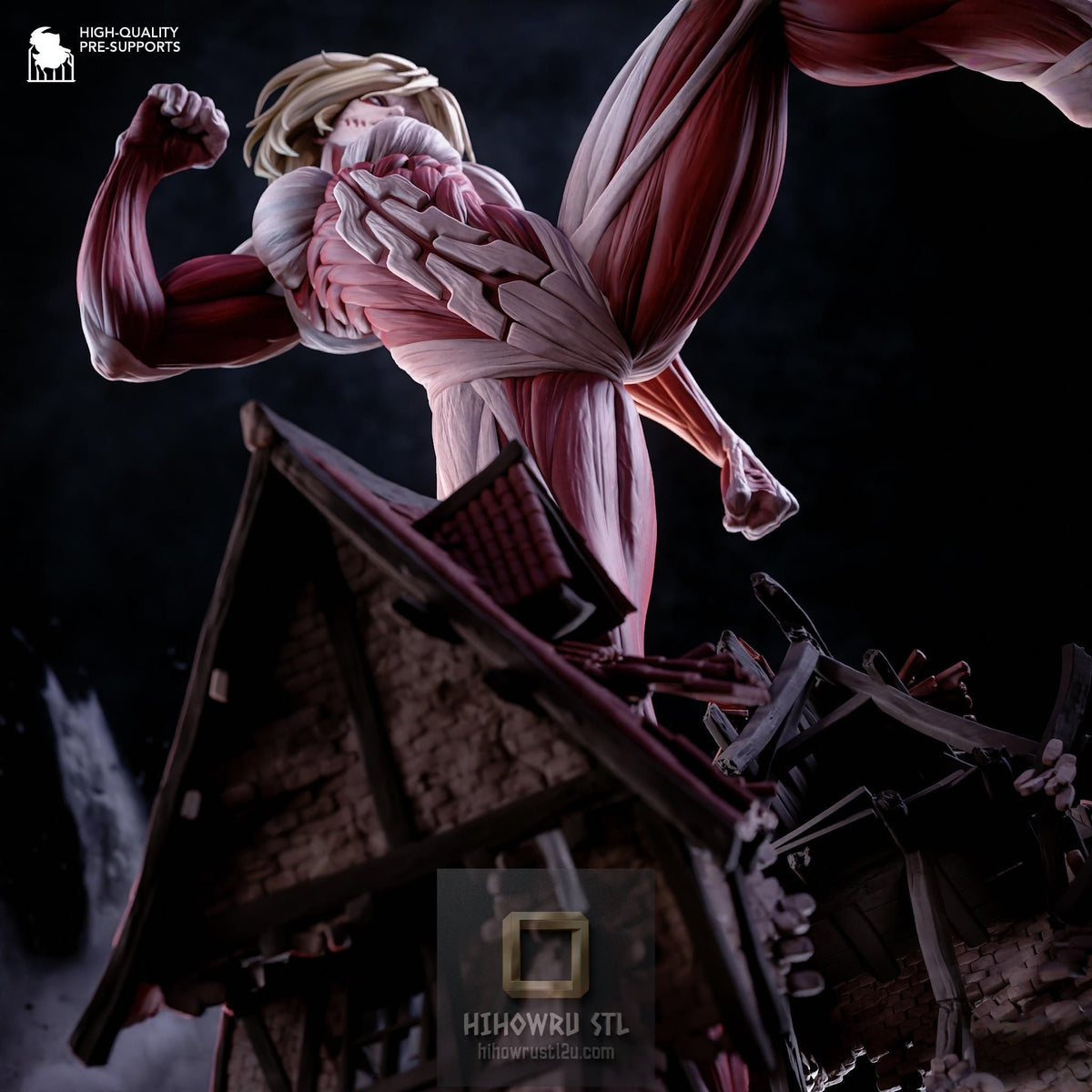 5545 Female Titan - Attack on Titan - STL 3D Print Files