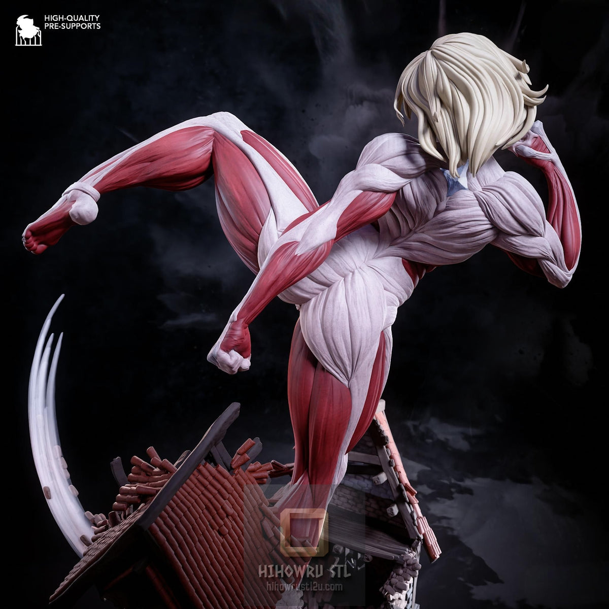 5545 Female Titan - Attack on Titan - STL 3D Print Files