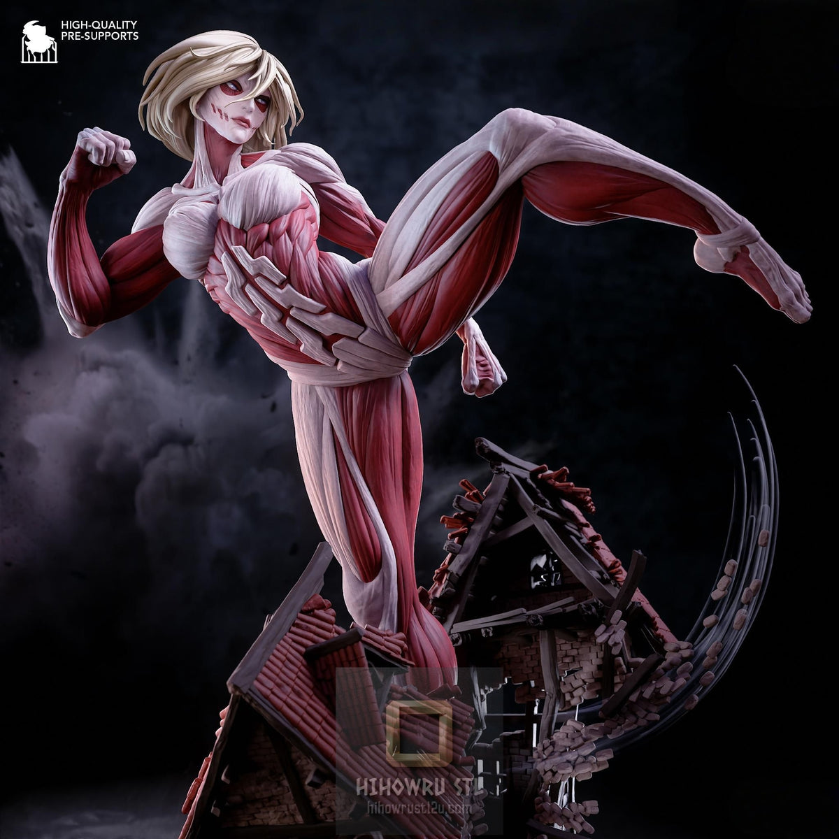 5545 Female Titan - Attack on Titan - STL 3D Print Files