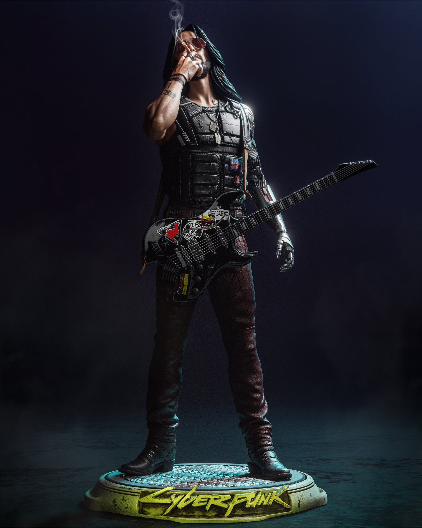 4278 Johnny Silverhand - Cyberpunk - STL 3D Print Files