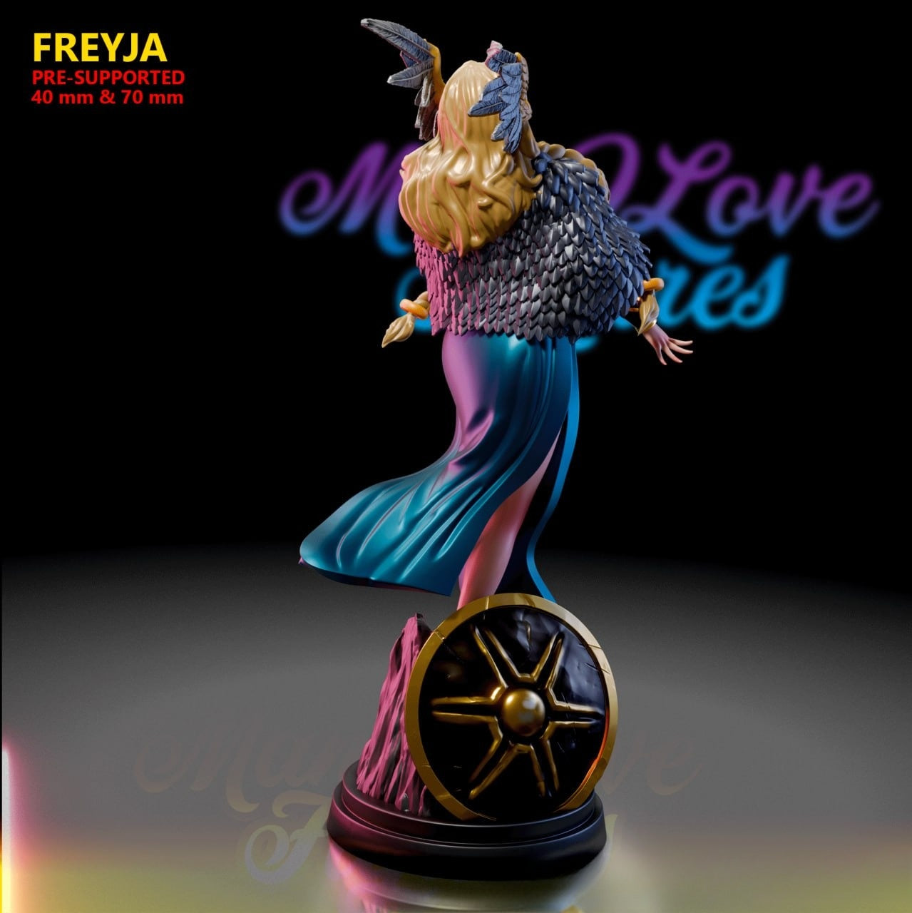 3182 Freyja NSFW - Norse Goddess of Love - STL 3D Print Files