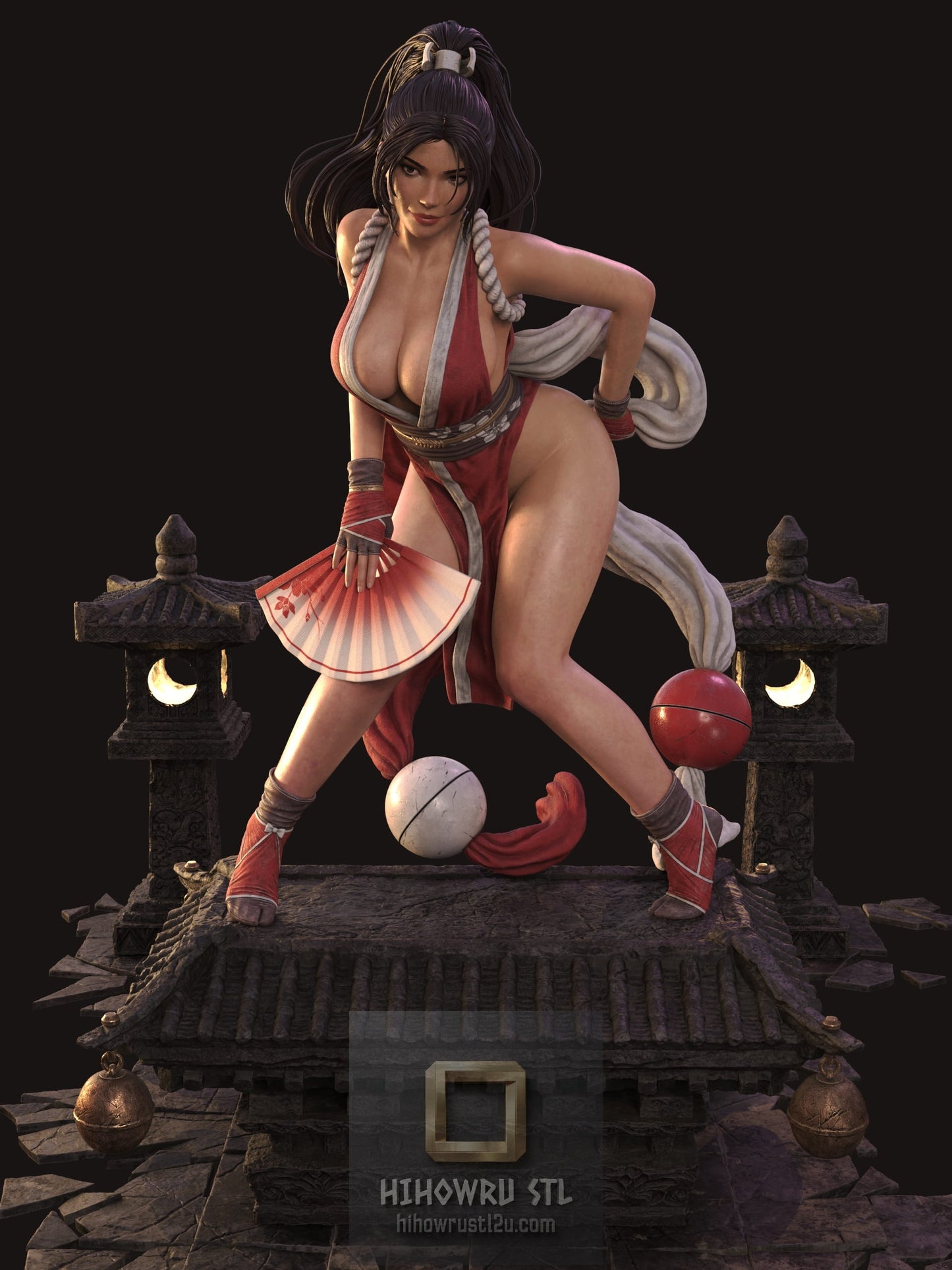 5468 Mai Shiranui - King of Fighters - STL 3D Print Files