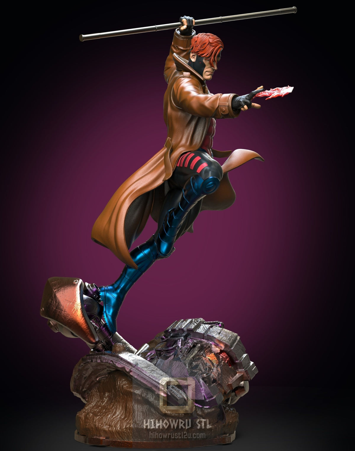 5460 Gambit - X-MEN - STL 3D Print Files