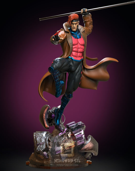 5460 Gambit - X-MEN - STL 3D Print Files