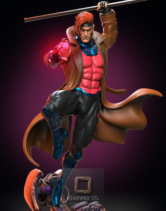 5460 Gambit - X-MEN - STL 3D Print Files