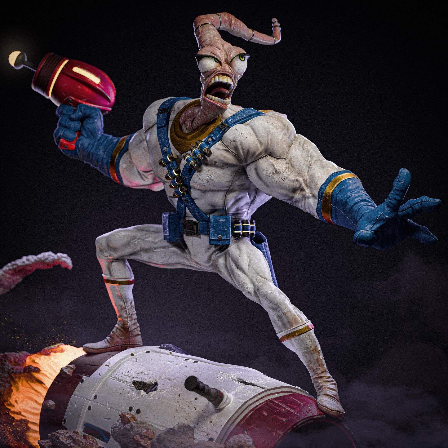 2820 Earthworm Jim - STL 3D Print Files