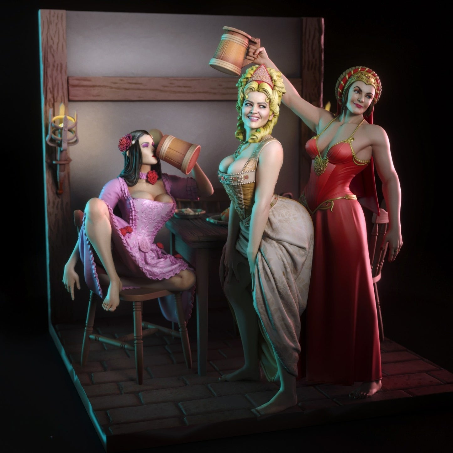 3202 Gisela NSFW - STL 3D Print Files