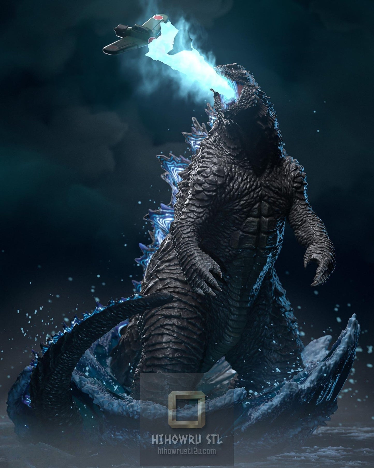 5485 Godzilla - STL 3D Print Files