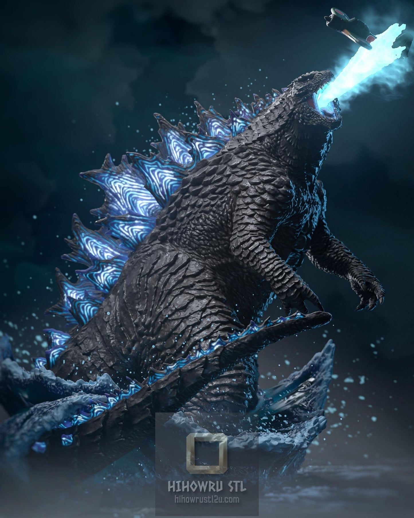 5485 Godzilla - STL 3D Print Files