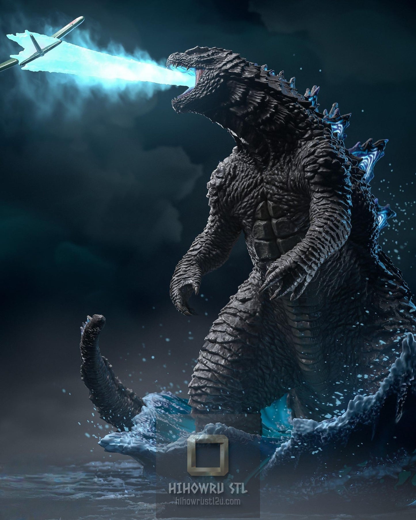 5485 Godzilla - STL 3D Print Files