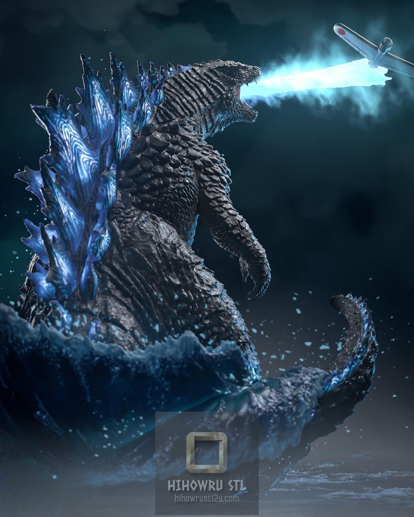 5485 Godzilla - STL 3D Print Files