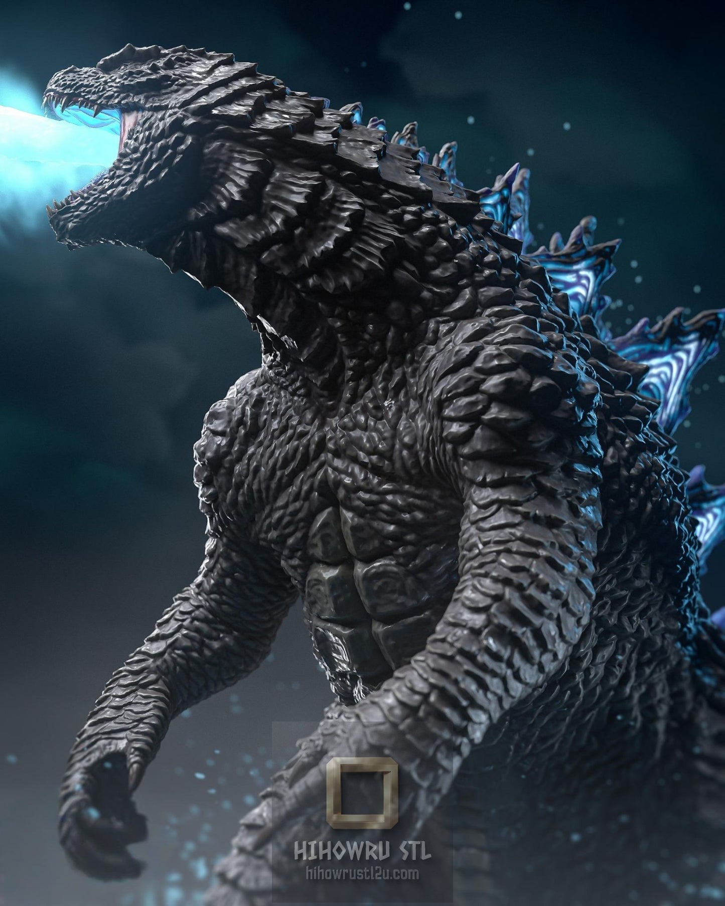 5485 Godzilla - STL 3D Print Files
