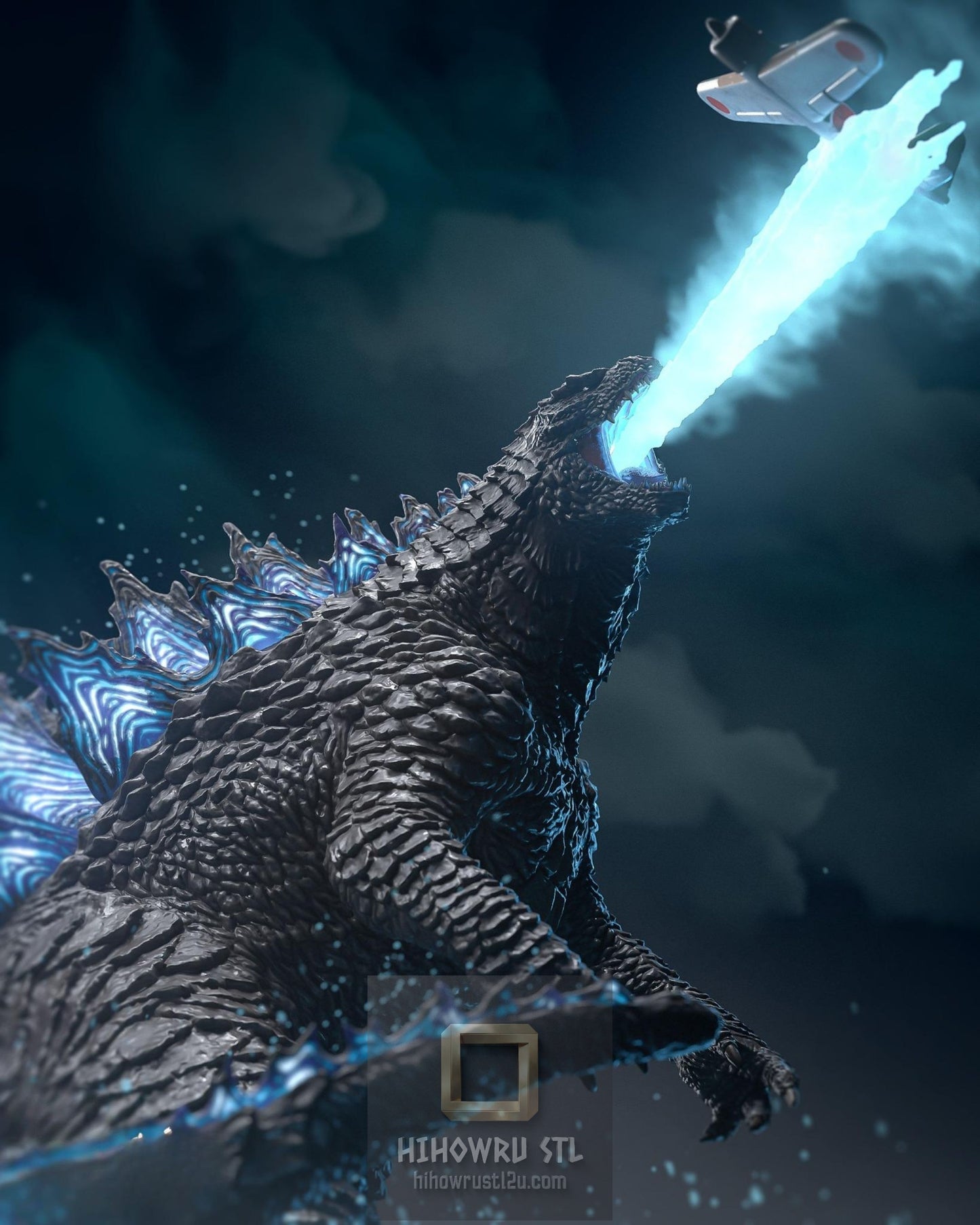 5485 Godzilla - STL 3D Print Files