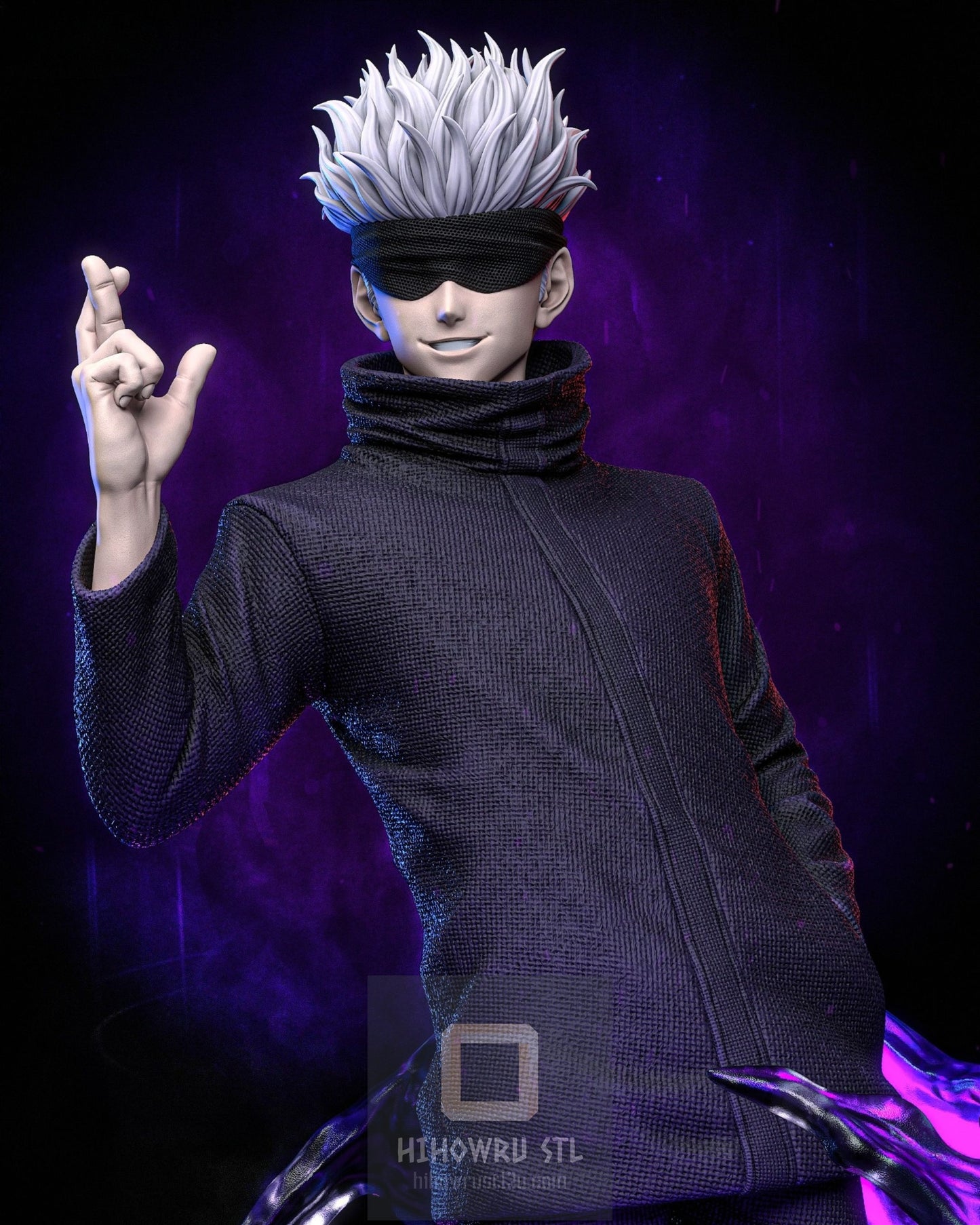 4860 Satoru Gojo - Jujutsu Kaisen - STL 3D Print Files