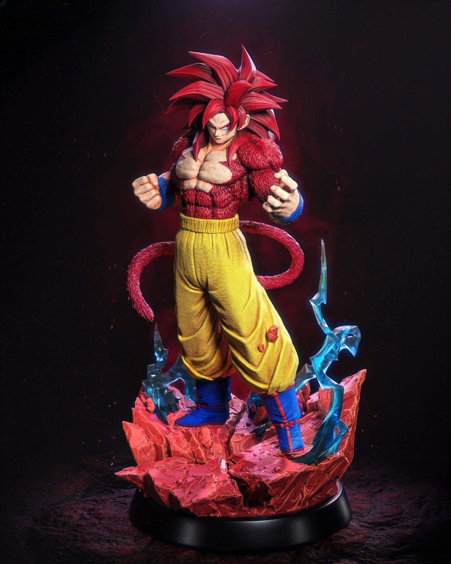 4227 GOKU SSJ4 - Dragon Ball GT - STL 3D Print Files