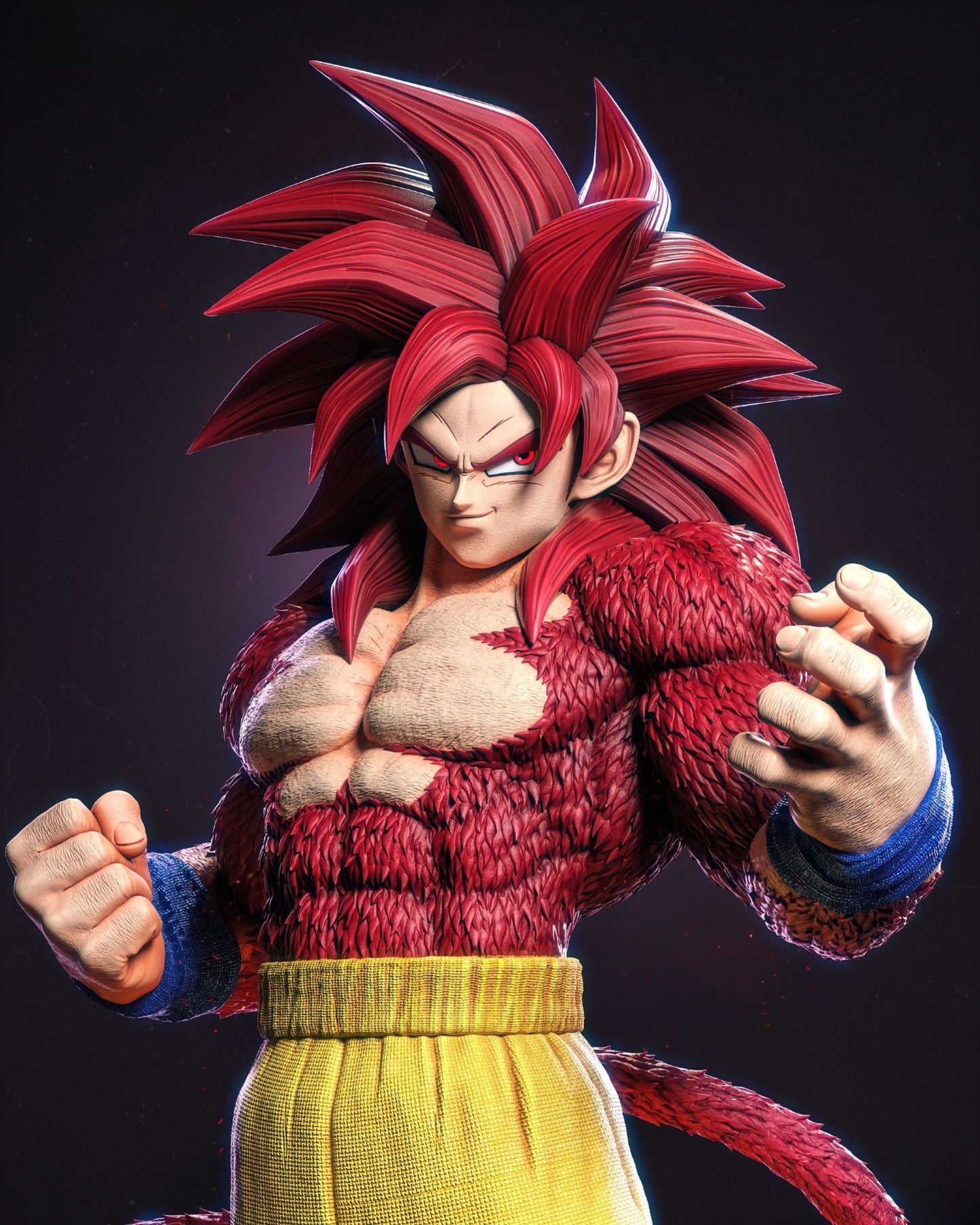 4227 GOKU SSJ4 - Dragon Ball GT - STL 3D Print Files