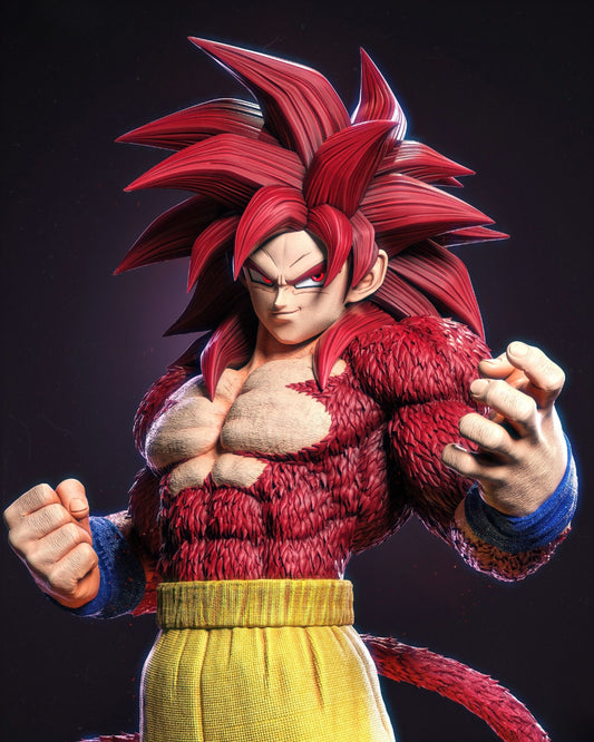 4227 GOKU SSJ4 - Dragon Ball GT - STL 3D Print Files