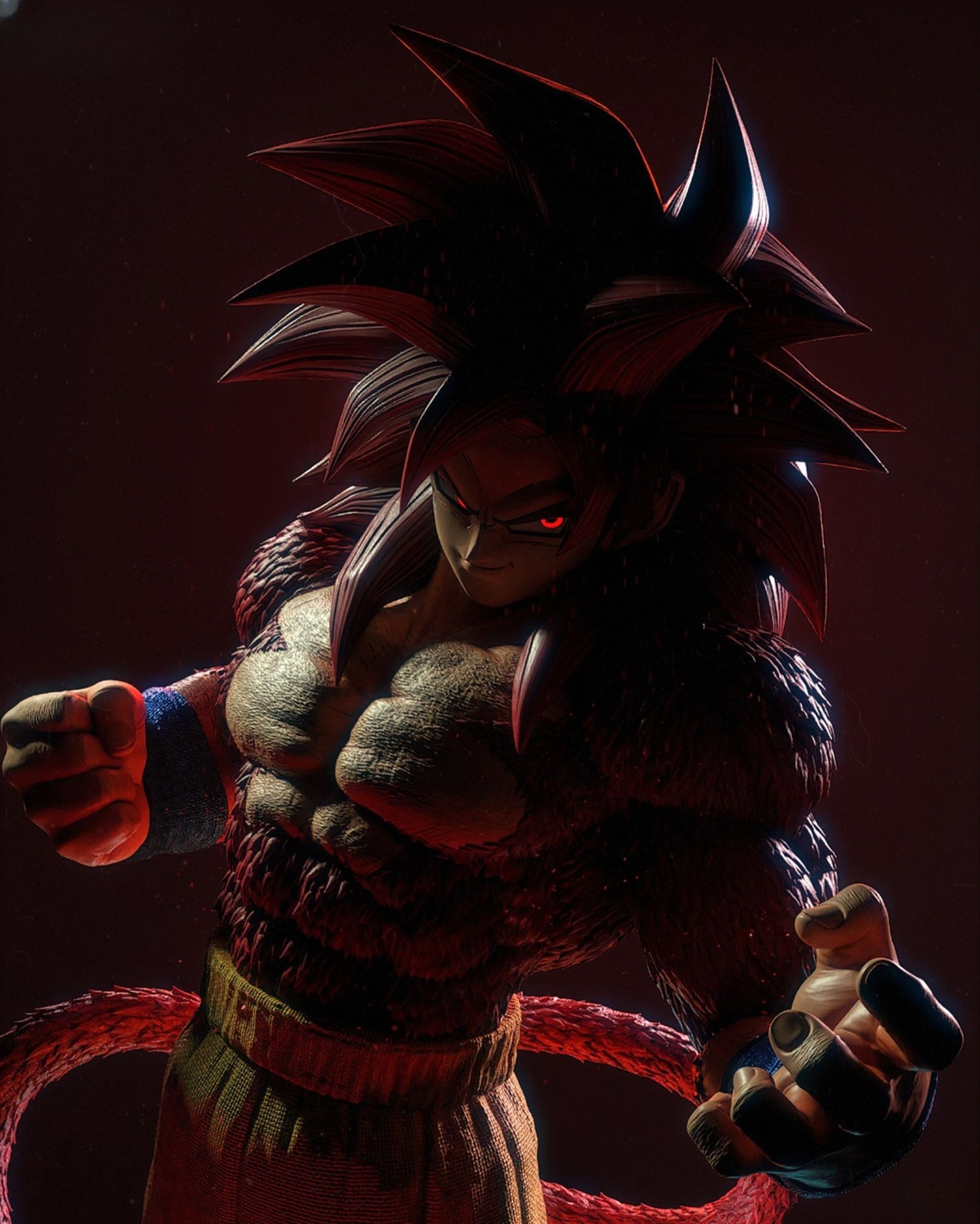 4227 GOKU SSJ4 - Dragon Ball GT - STL 3D Print Files