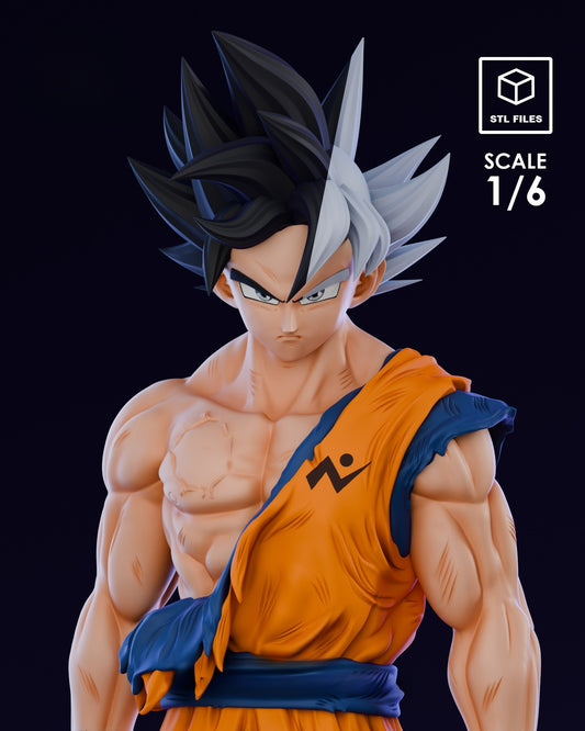 3595 Goku Ultra Instinct - Dragon Ball - STL 3D Print Files