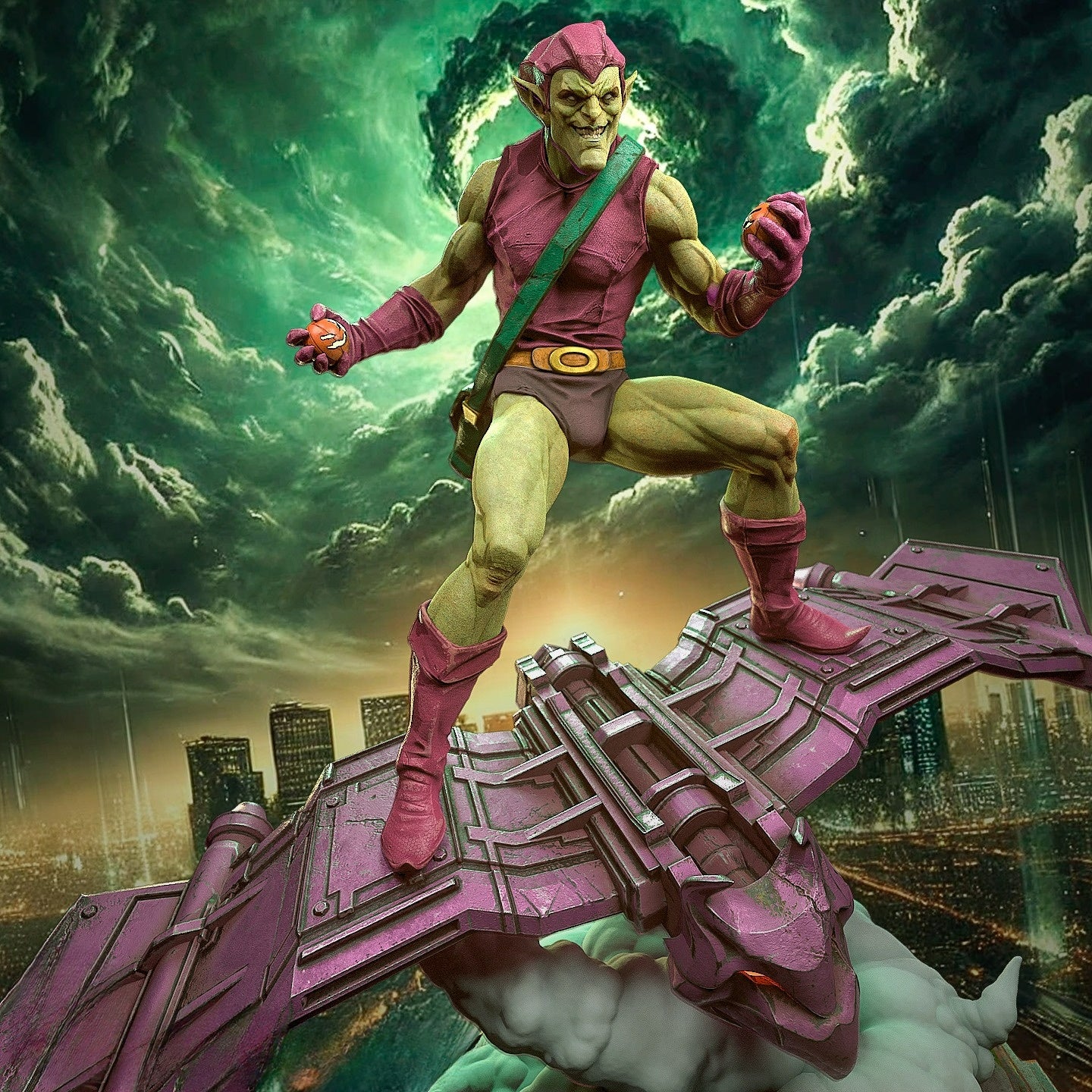 3156 Green Goblin - Spider-Man - STL 3D Print Files