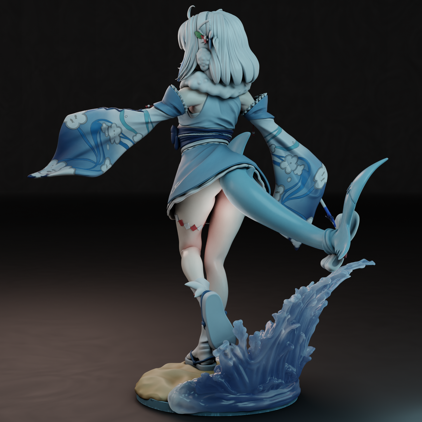 3484 Gawr Gura NSFW - Hololive - STL 3D Print Files