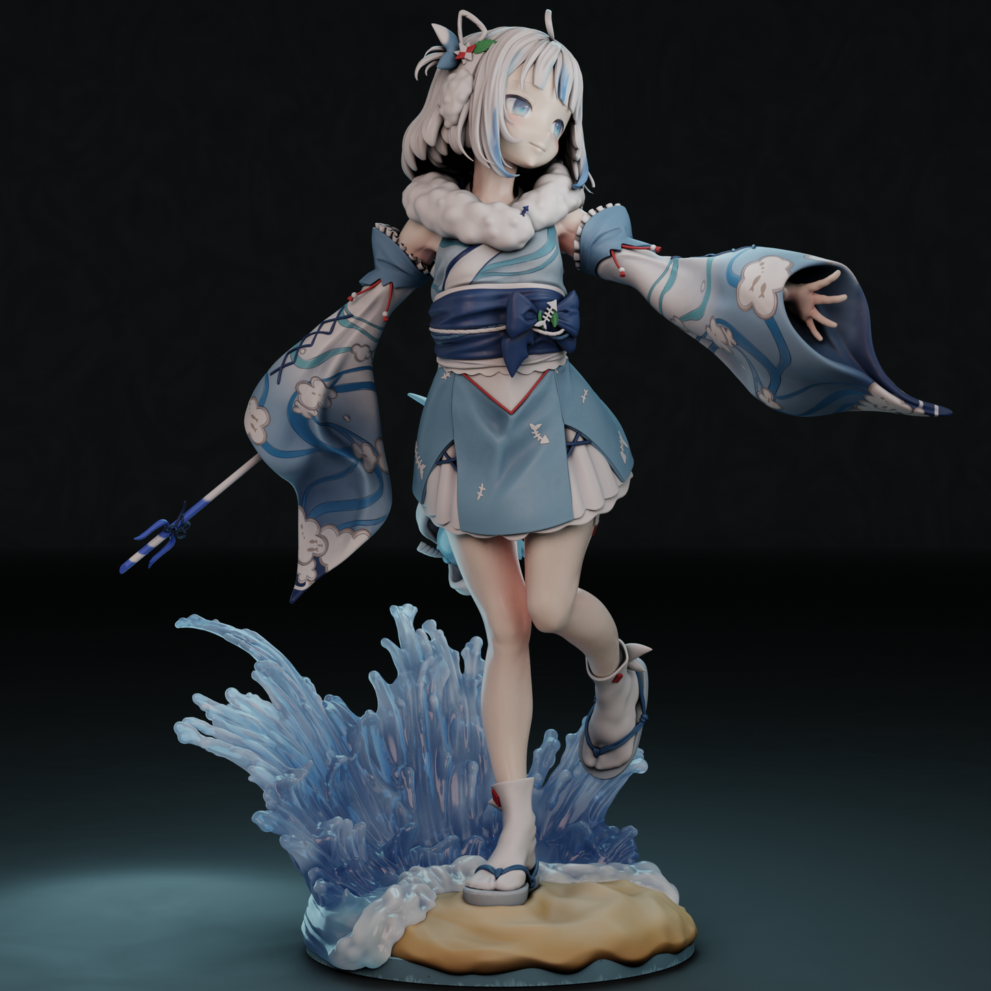3484 Gawr Gura NSFW - Hololive - STL 3D Print Files