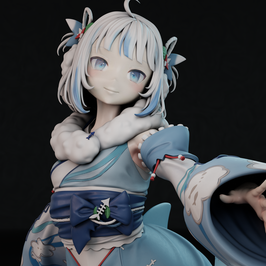 3484 Gawr Gura NSFW - Hololive - STL 3D Print Files
