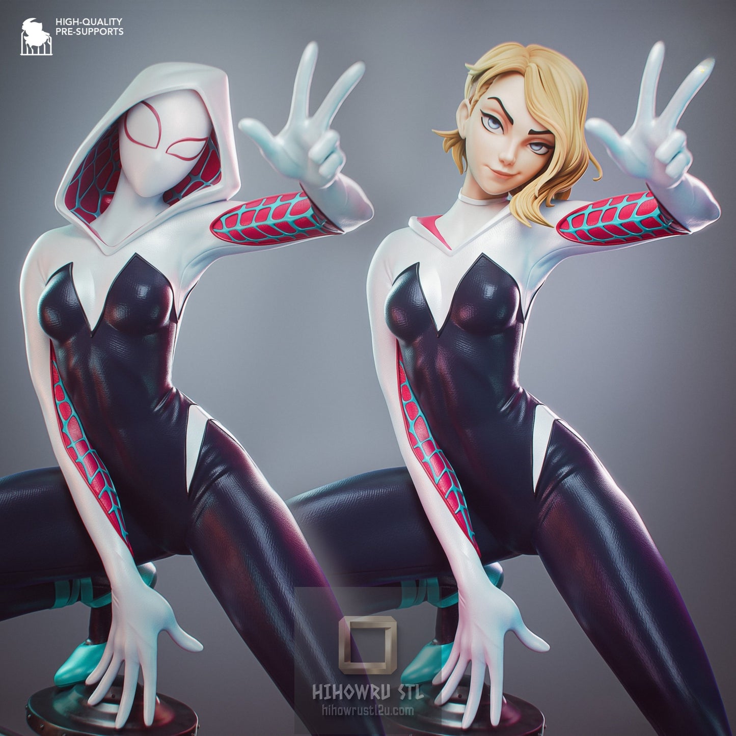 5398 Spider Gwen - Marvel Comics - STL 3D Print Files