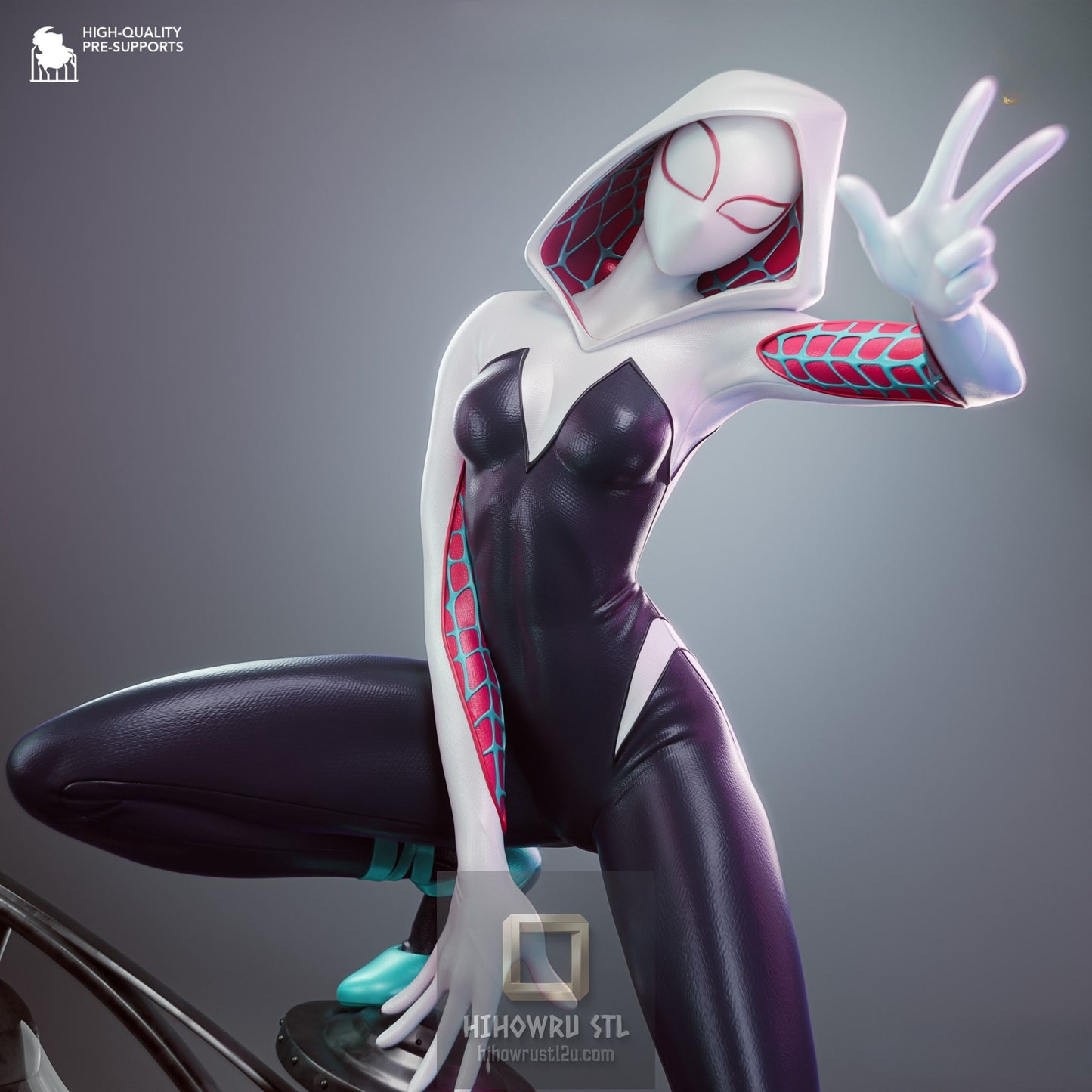 5398 Spider Gwen - Marvel Comics - STL 3D Print Files