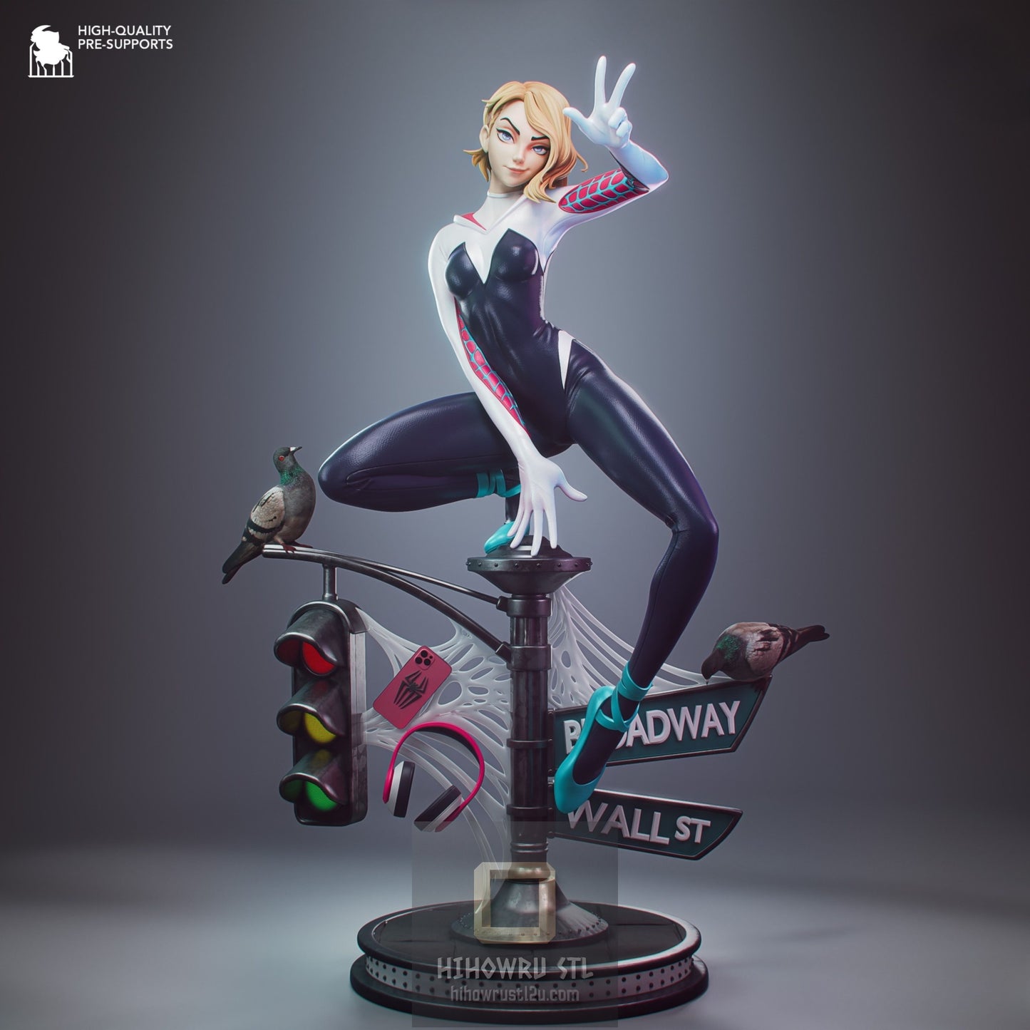 5398 Spider Gwen - Marvel Comics - STL 3D Print Files