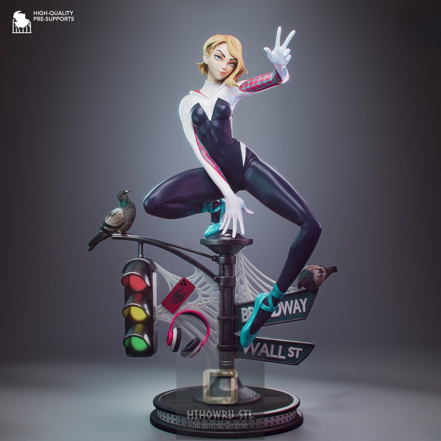 5398 Spider Gwen - Marvel Comics - STL 3D Print Files