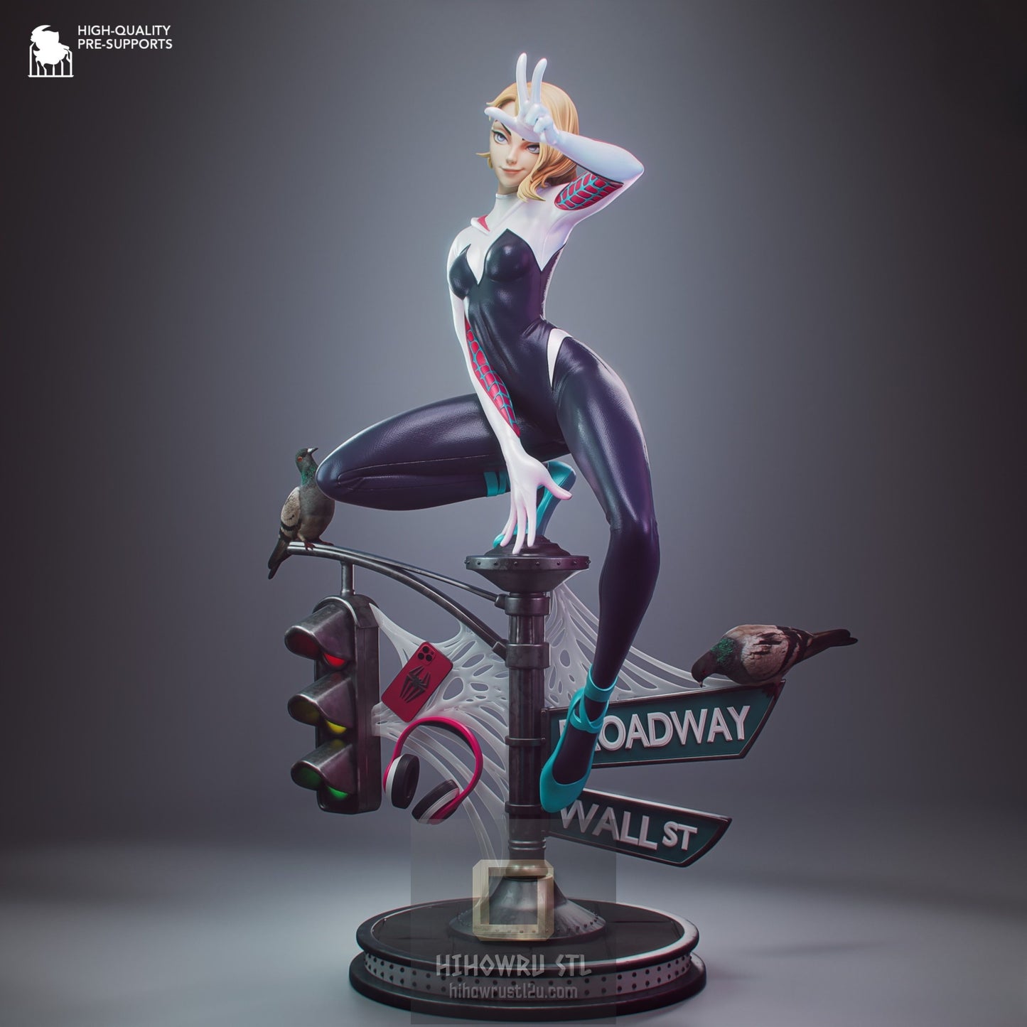 5398 Spider Gwen - Marvel Comics - STL 3D Print Files