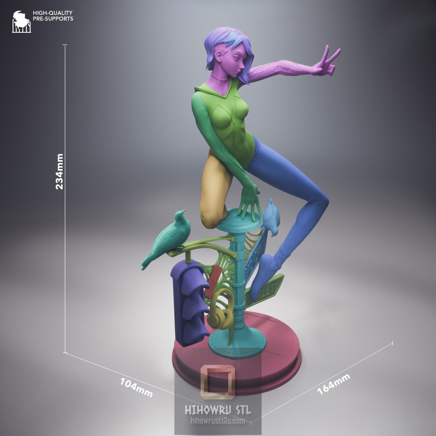 5398 Spider Gwen - Marvel Comics - STL 3D Print Files