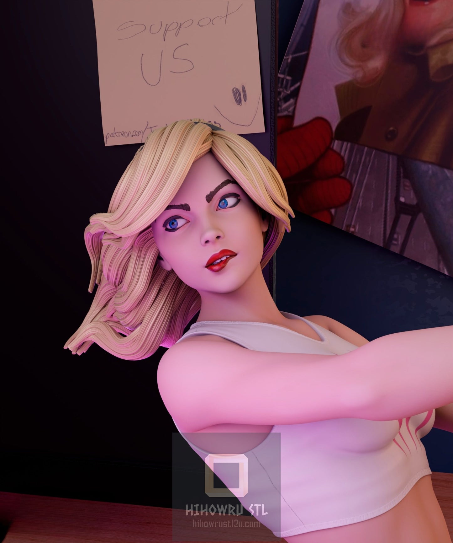 4426 Gwen Stacy NSFW - Spider-Woman - STL 3D Print Files