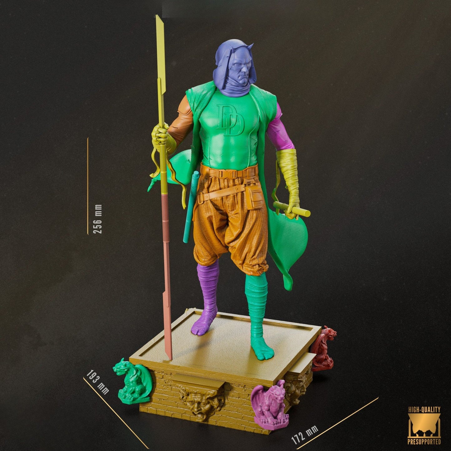 3950 Daredevil - Matt Murdock - STL 3D Print Files