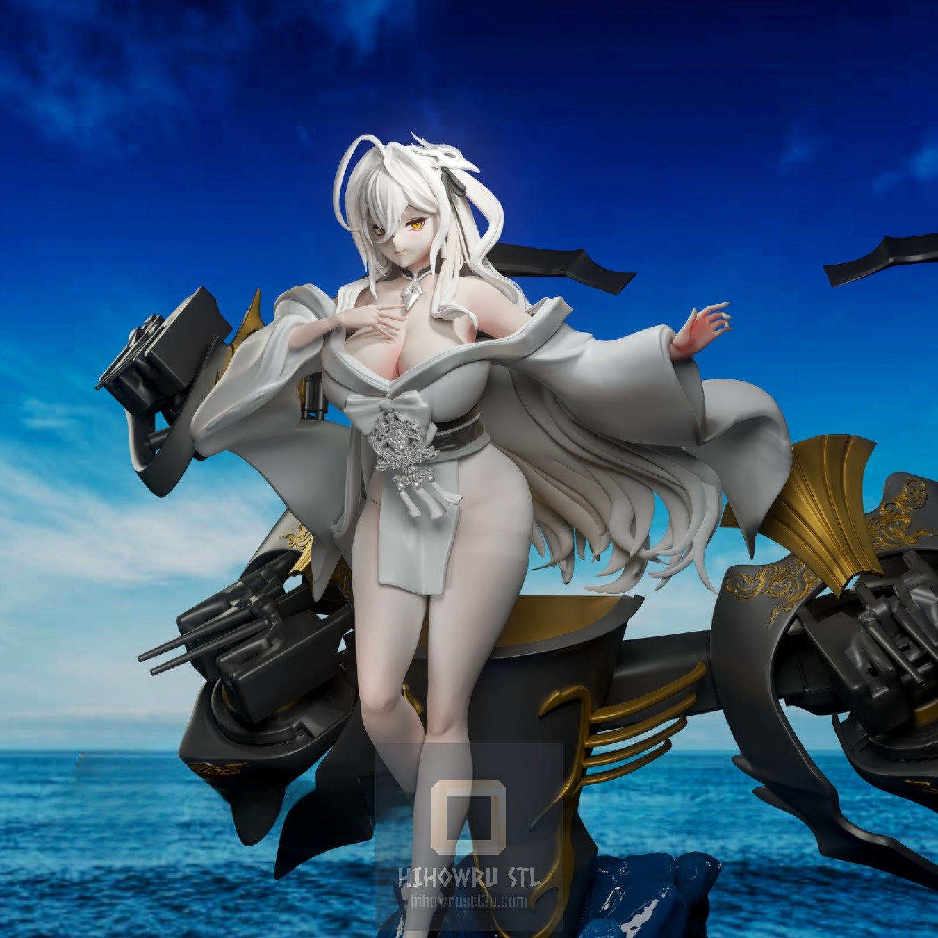 4653 Hakuhou - Azur Lane - STL 3D Print Files