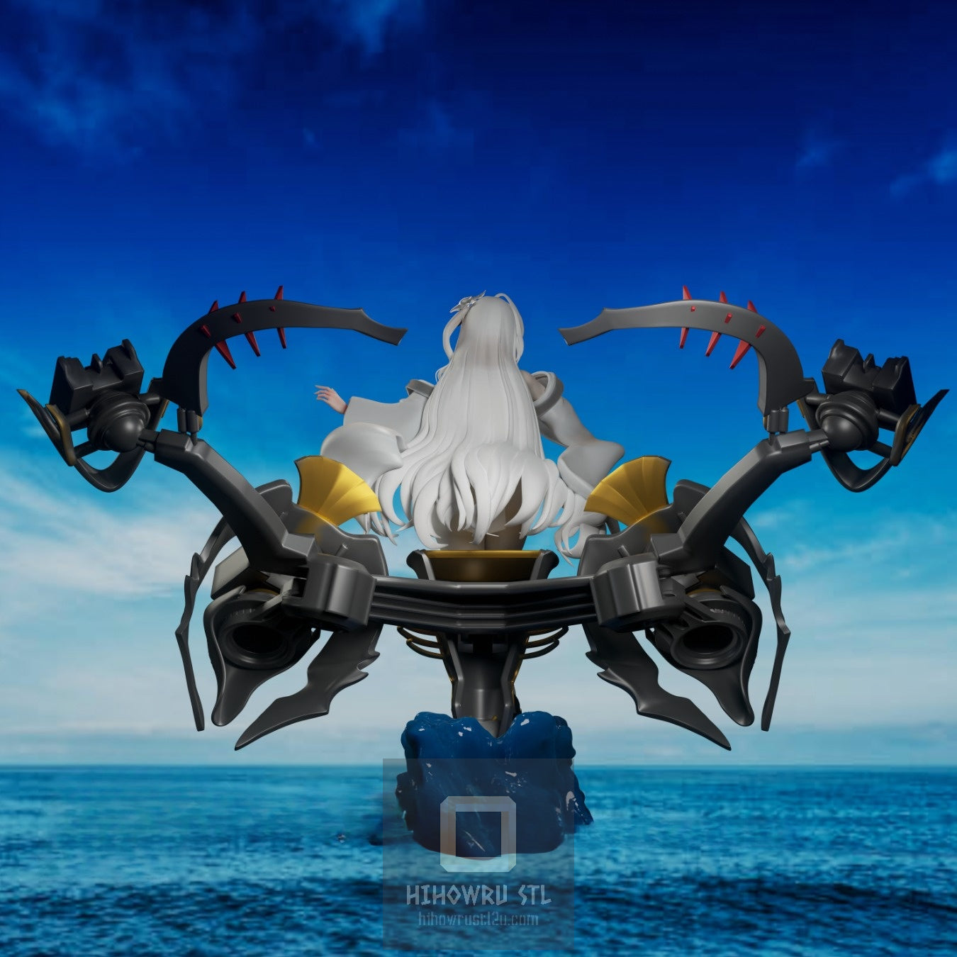 4653 Hakuhou - Azur Lane - STL 3D Print Files