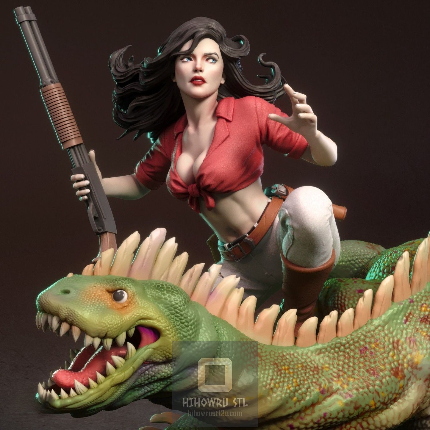 4383 Hannah Dundee NSFW - Cadillacs and Dinosaurs - STL 3D Print Files