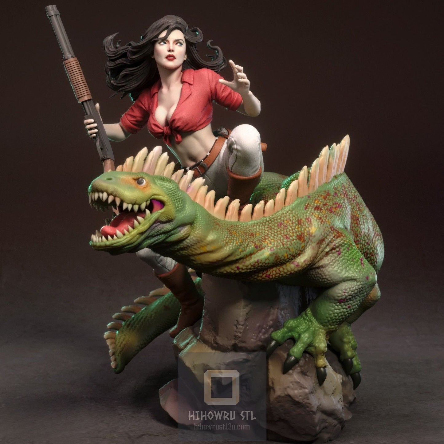 4383 Hannah Dundee NSFW - Cadillacs and Dinosaurs - STL 3D Print Files